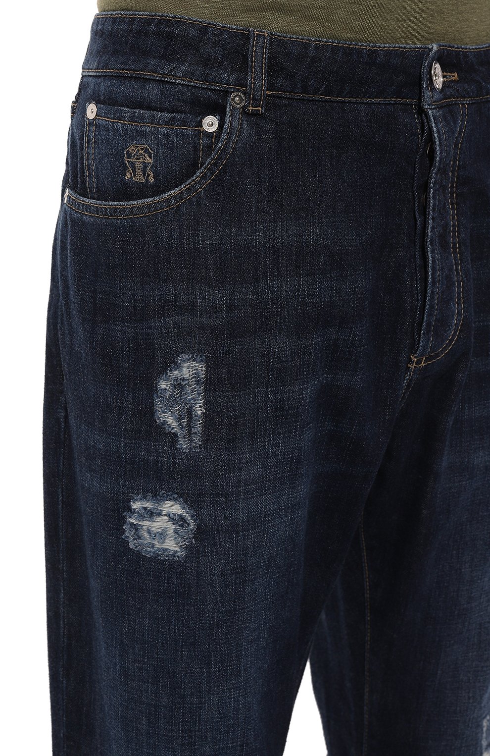 Джинсы leisure fit BRUNELLO CUCINELLI, арт. M0Z37B2279, фото 5