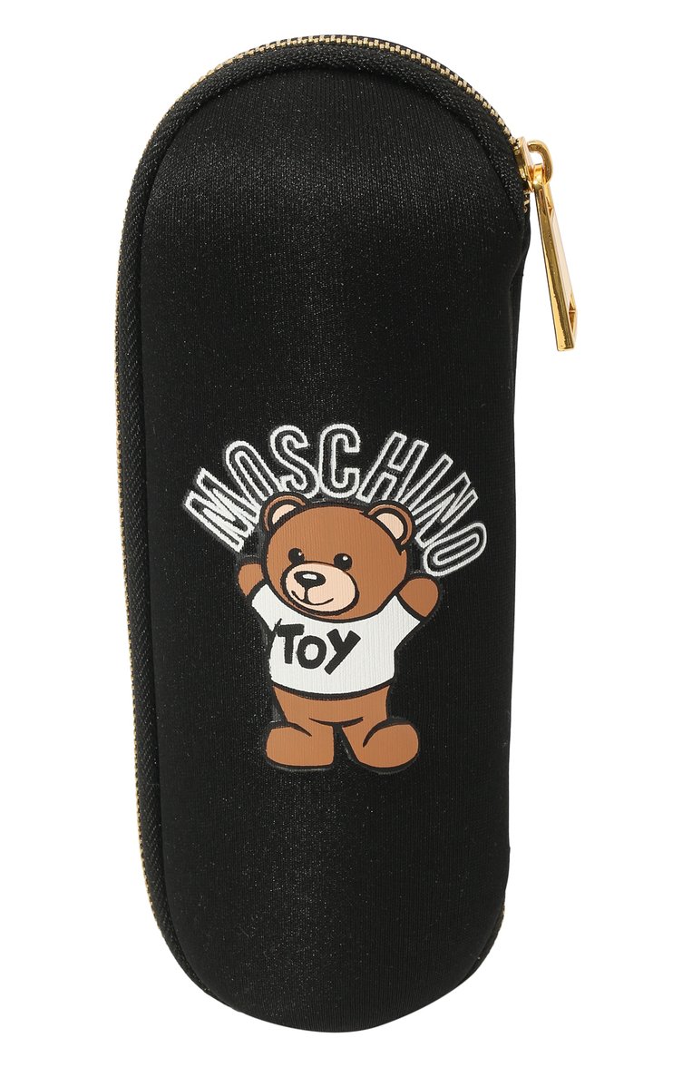 Женский складной зонт MOSCHINO черного цвета, арт. 8351-SUPERMINI | Фото 5 (Материал: Текстиль, Синтетический материал, Металл; Нос: Не проставлено; Материал сплава: Проставлено)