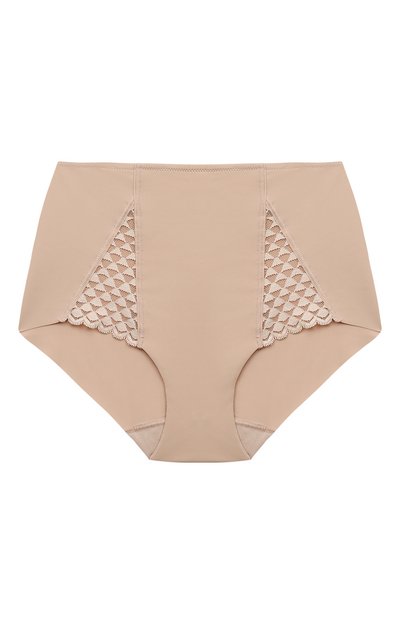 Женские трусы-шорты SIMONE PERELE бежевого цвета по цене 8850 руб., арт. 19Y610 | Фото 1 Женские трусы-шорты SIMONE PERELE, арт. 19Y610