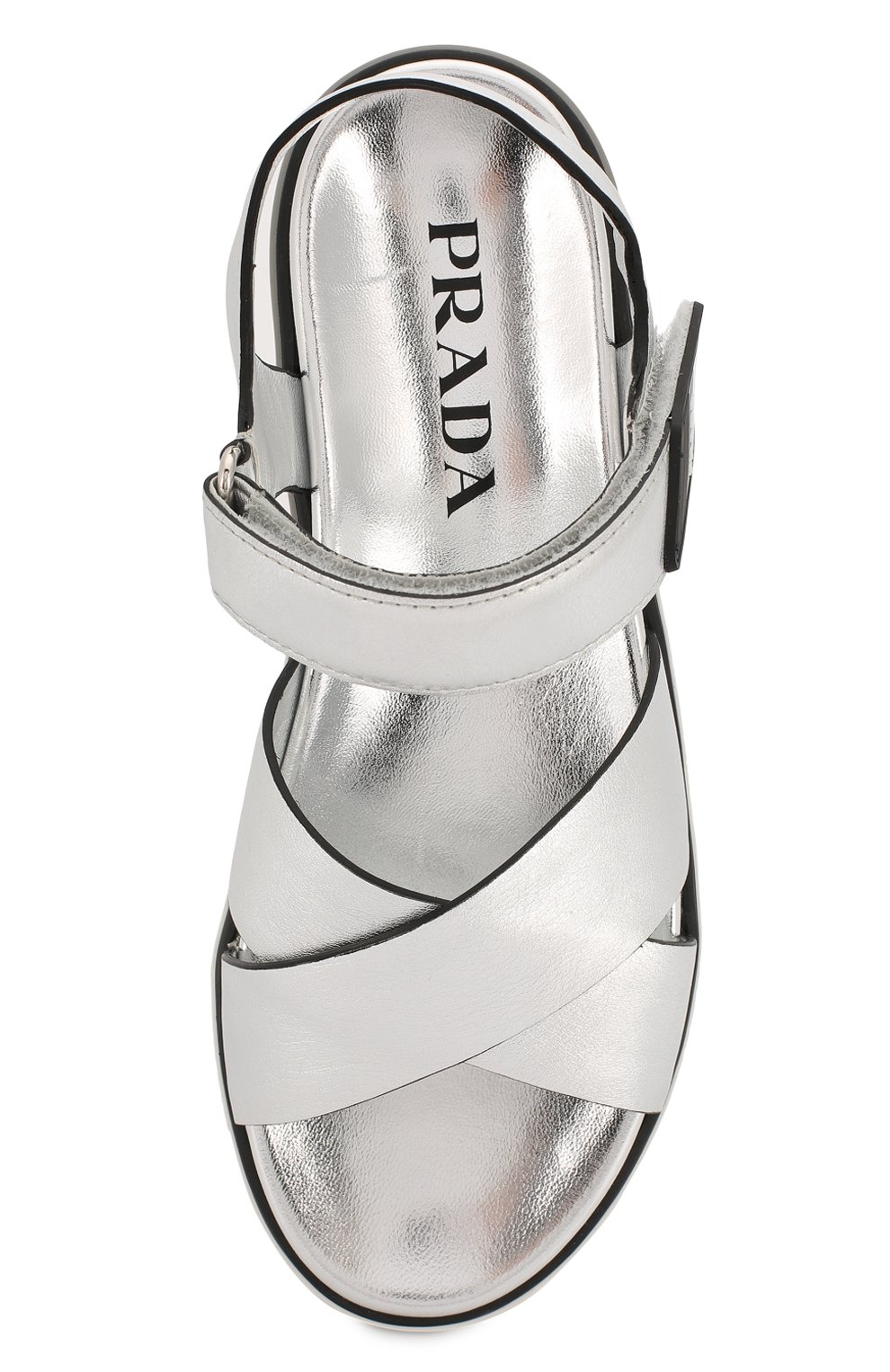 Кожаные сандалии PRADA, арт. 1X366L-3J8K-F0118-005, фото 4