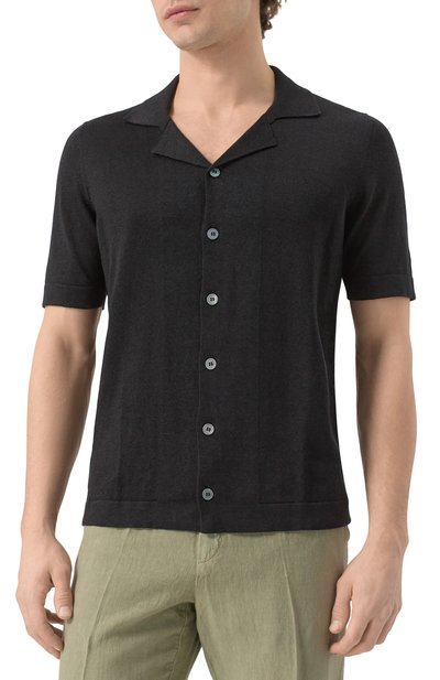 Рубашка изо льна и хлопка GRAN SASSO, арт. 57184/18637, фото 3