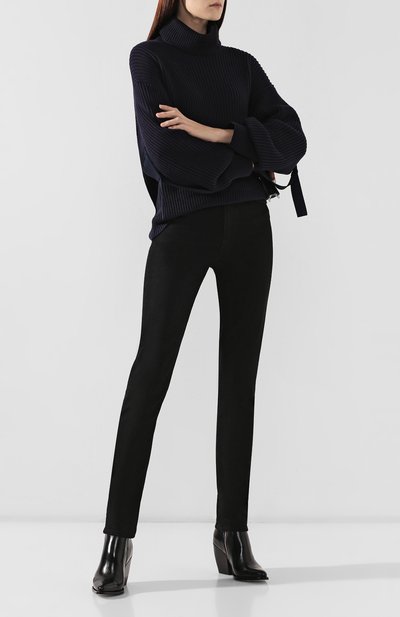 Джинсы HELMUT LANG черного цвета по цене 22900 руб., арт. J04DW208, фото 2 Джинсы HELMUT LANG, арт. J04DW208, фото 2