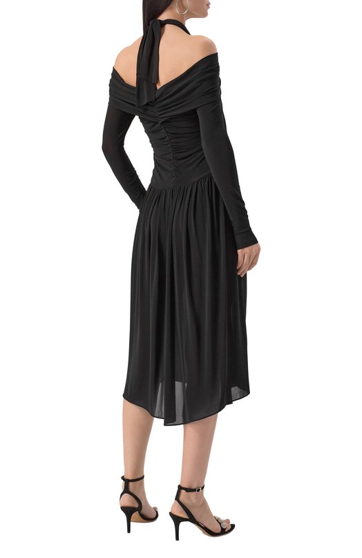Платье из вискозы Isabel Marant 25PR00731FA/C1K03I Чёрный  25PR00731FA/C1K03I Фото 4