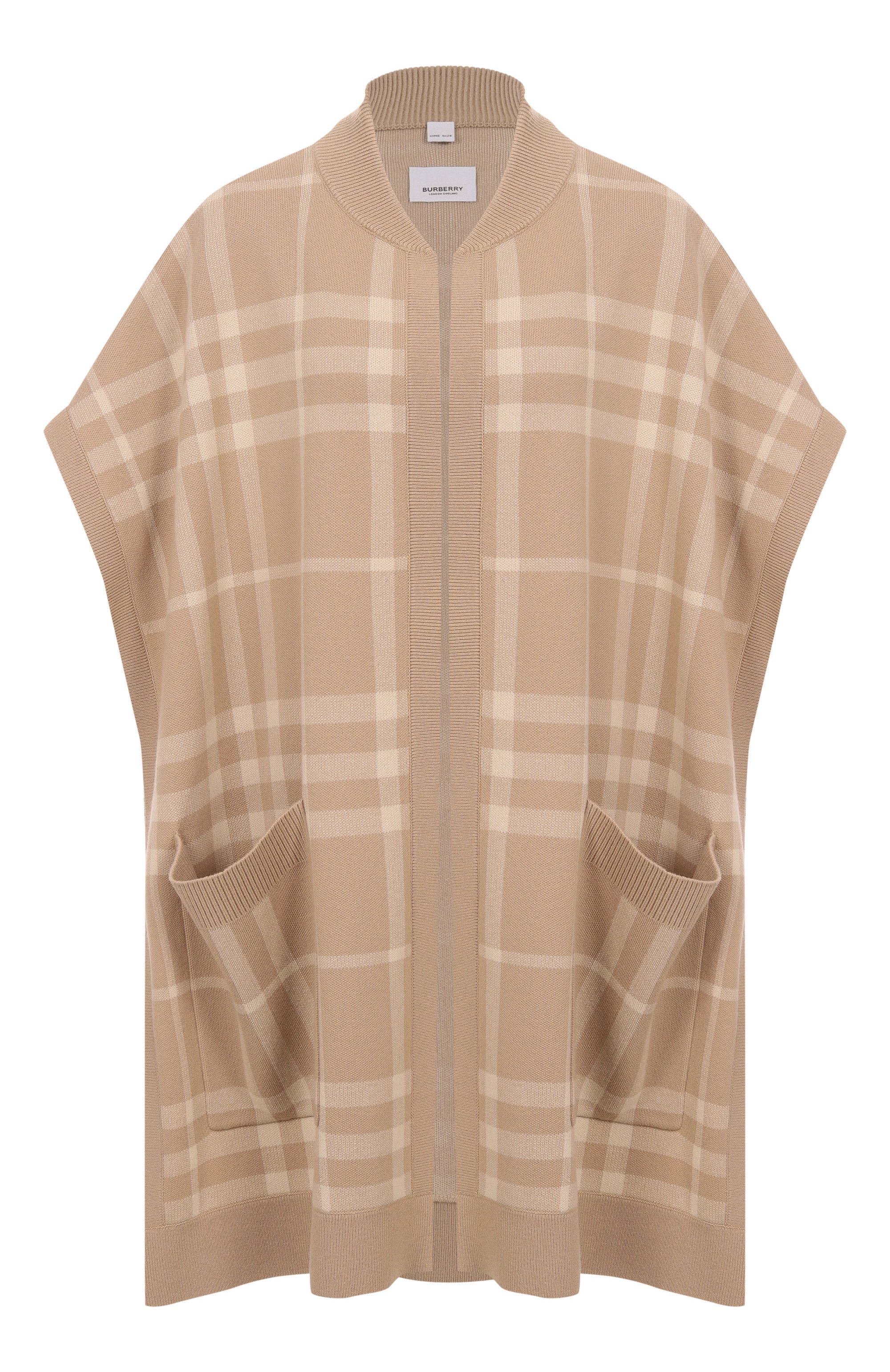 Кейп из шерсти и кашемира BURBERRY, арт. 8066697 A8704, фото 1
