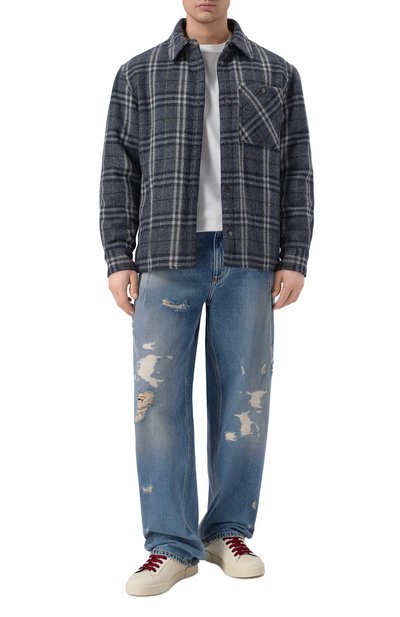 Кожаные кеды portofino light strobel DOLCE & GABBANA, арт. CS2398/A0191, фото 2