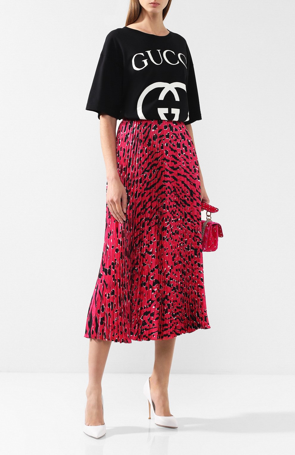 Хлопковая футболка с логотипом бренда GUCCI, арт. 539081/X3Q35, фото 2