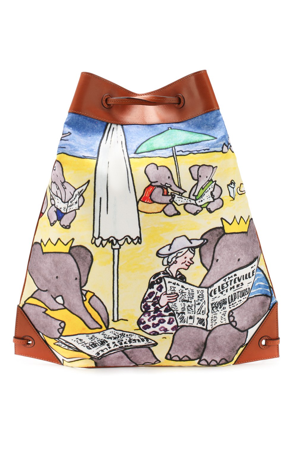 Рюкзак LANVIN разноцветного цвета по цене 120000 руб., арт. LW-BGFA01-PLNA-P20, фото 1 Рюкзак LANVIN, арт. LW-BGFA01-PLNA-P20, фото 1