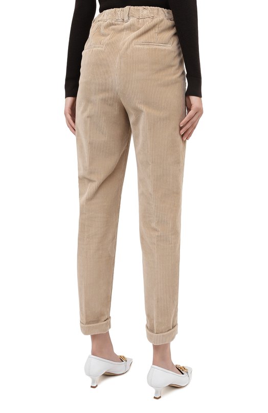 Вельветовые брюки Kiton D50105S06325 Бежевый  D50105S06325 Фото 4