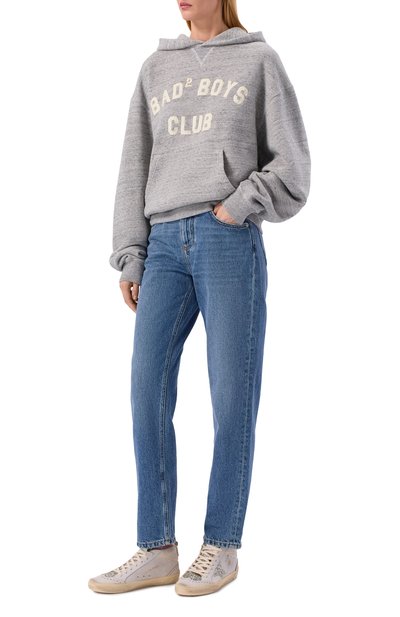 Комбинированные кеды mid star GOLDEN GOOSE DELUXE BRAND, арт. GWF00122.F008098, фото 3