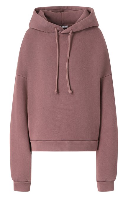 Женский хлопковое худи ACNE STUDIOS сиреневого цвета по цене 0 руб., арт. FN-UX-SWEA000019/CI0138 | Фото 1