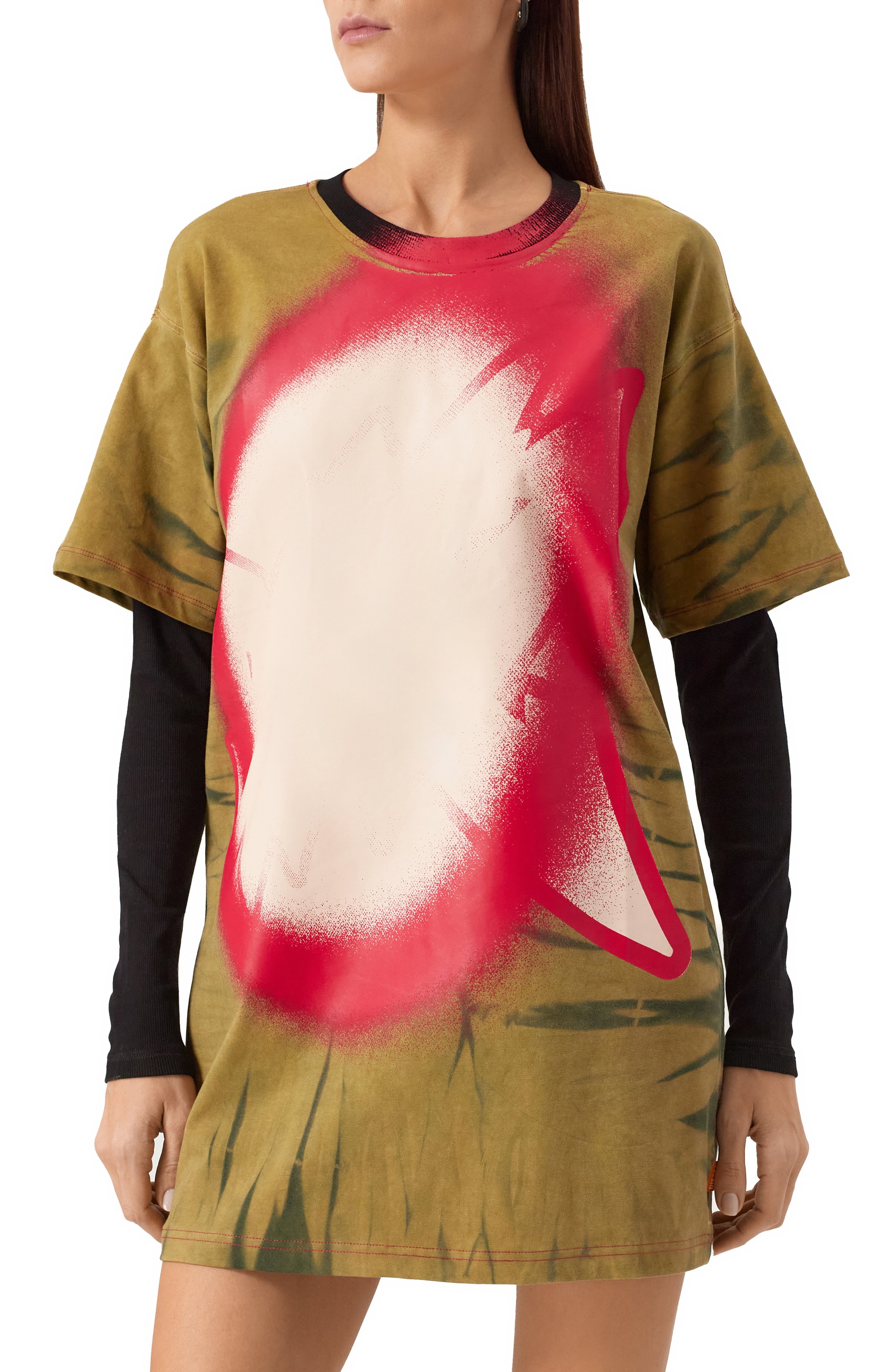 Хлопковое платье DIESEL, арт. A17231/0HQAS, фото 3