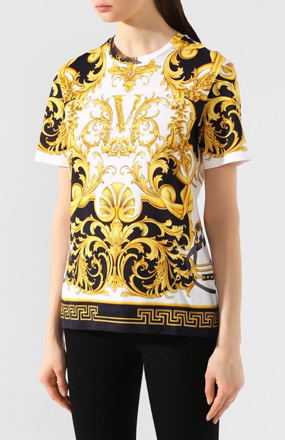 Хлопковая футболка VERSACE, арт. A85764/A233383, фото 3