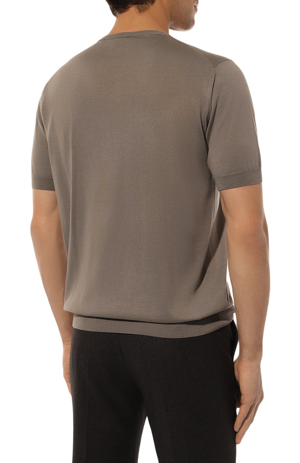 Джемпер из шелка и хлопка GIORGIO ARMANI, арт. 3HSM38/SM63Z, фото 4