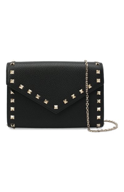 Сумка rockstud VALENTINO черного цвета по цене 129500 руб., арт. UW2P0Q48/VSH, фото 5 Сумка rockstud VALENTINO, арт. UW2P0Q48/VSH, фото 5