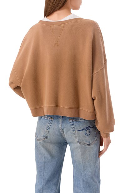 Свитшот из хлопка и лиоцелла R13, арт. R13WK251-001UU, фото 4