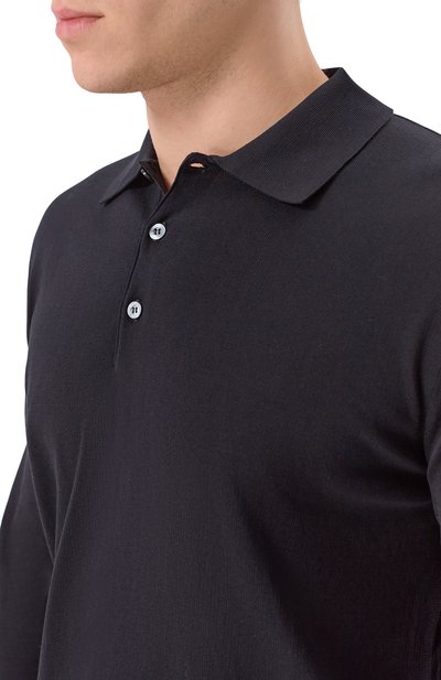 Хлопковое поло CANALI, арт. C0017/MK02459, фото 5