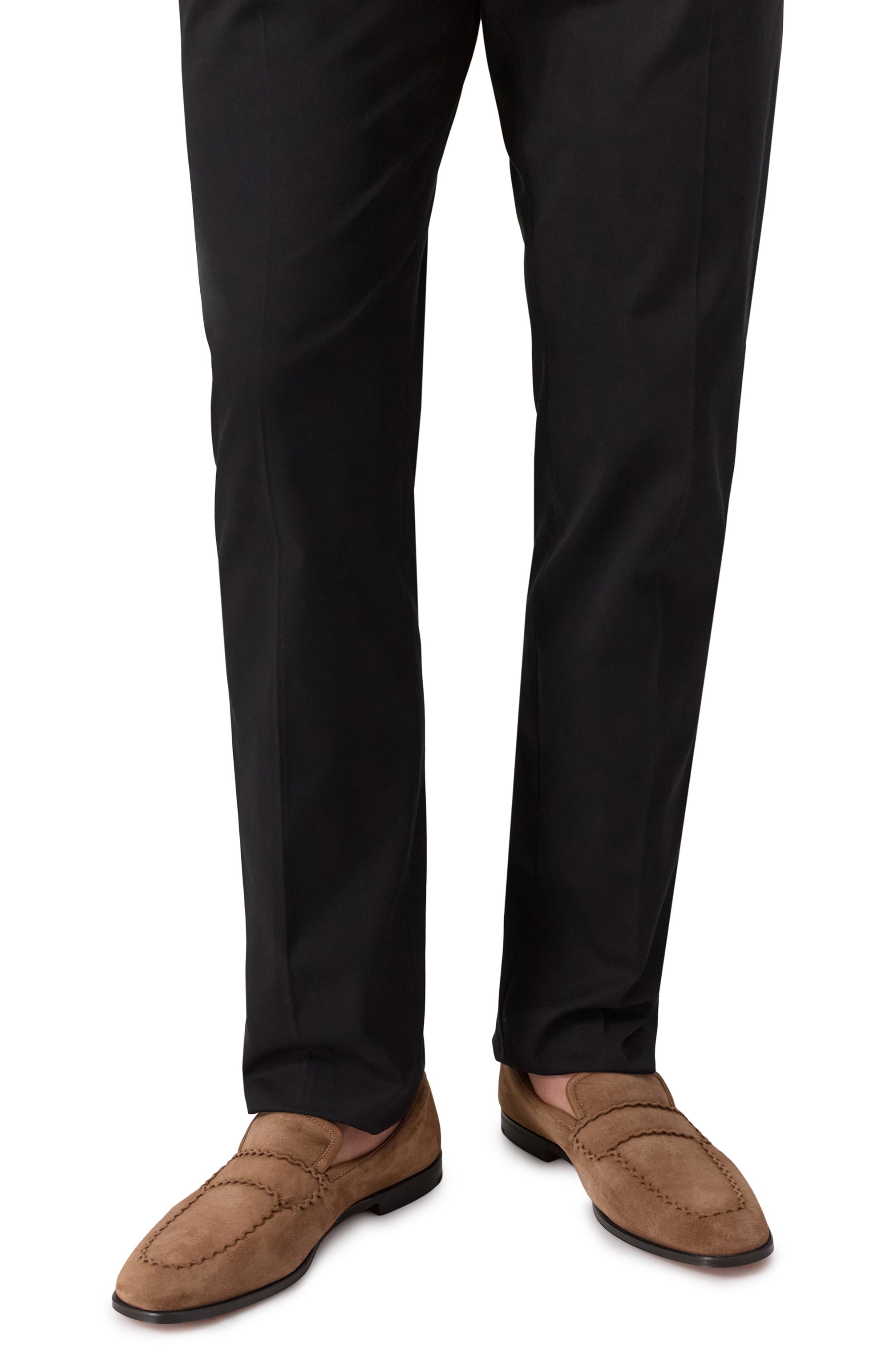 Замшевые лоферы ZILLI, арт. H0174AM1107VLSW03, фото 3