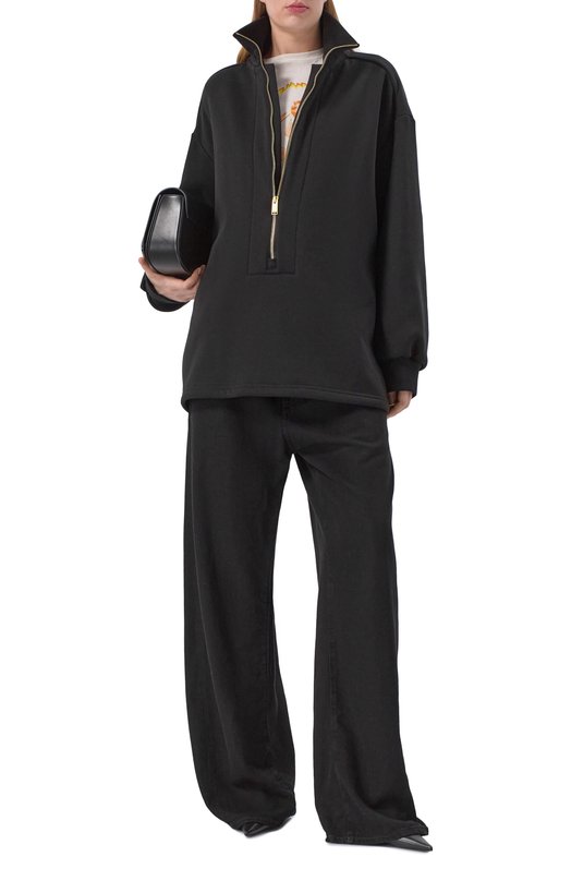 Хлопковый свитшот Darkpark WJE10/FAC122 Чёрный  WJE10/FAC122 Фото 2