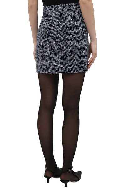 Юбка ALESSANDRA RICH синего цвета по цене 53050 руб., арт. FAB1441-F3188, фото 4 Юбка ALESSANDRA RICH, арт. FAB1441-F3188, фото 4
