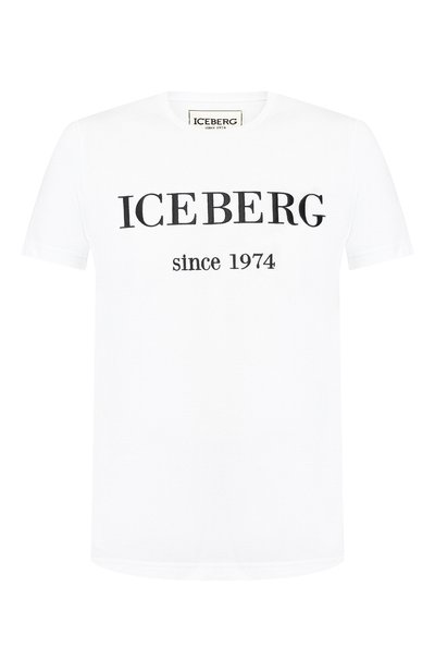 Хлопковая футболка ICEBERG, арт. 19E I1P0/F014/6331, фото 1