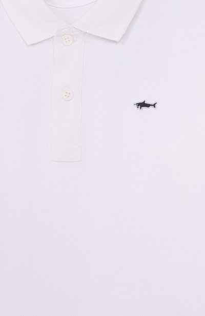 Хлопковое поло PAUL & SHARK JUNIOR, арт. WUM00C/LEA07/10A-16A, фото 3