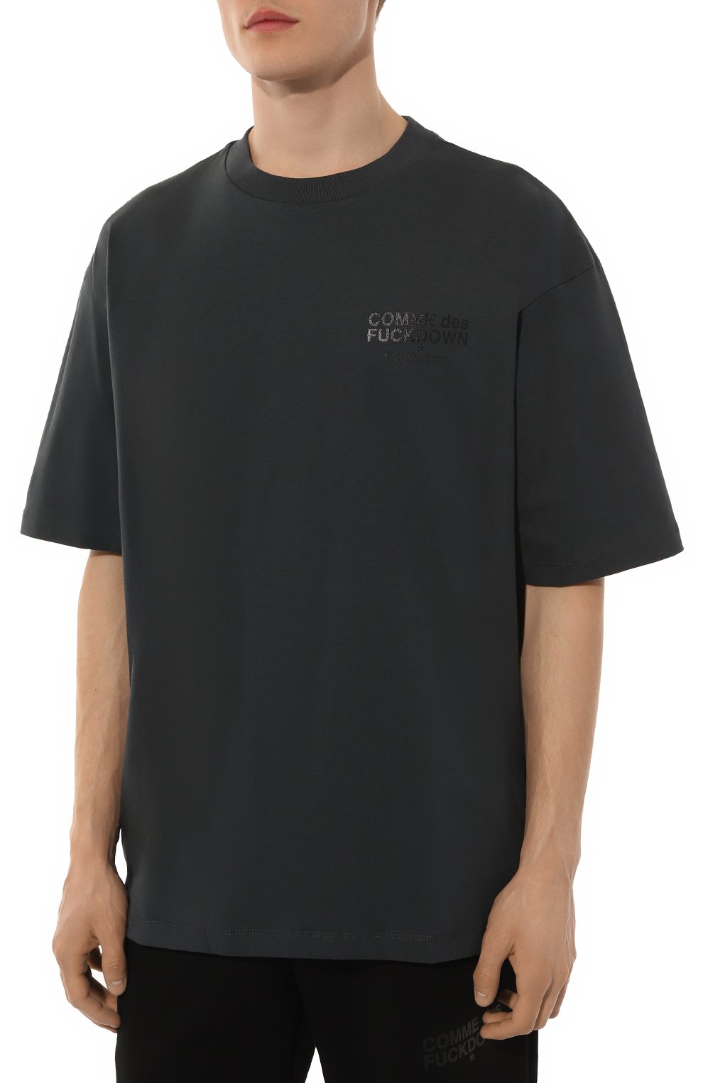 Хлопковая футболка COMME DES FUCKDOWN, арт. CFABM01327, фото 3