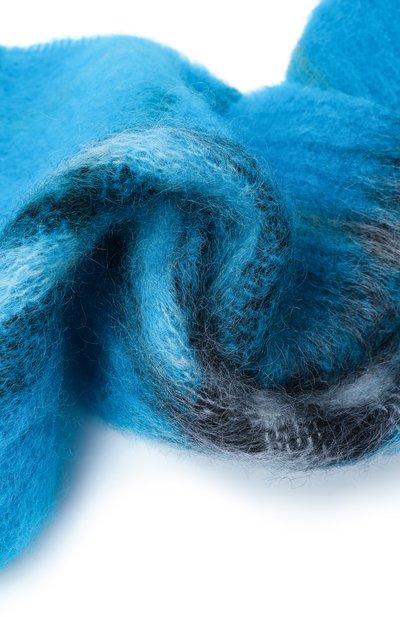 Шерстяной шарф BURBERRY синего цвета по цене 73950 руб., арт. 8112966, фото 3 Шерстяной шарф BURBERRY, арт. 8112966, фото 3