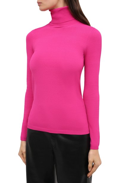 Водолазка из вискозы STELLA MCCARTNEY фуксия цвета по цене 69950 руб., арт. 601794/S2076, фото 3 Водолазка из вискозы STELLA MCCARTNEY, арт. 601794/S2076, фото 3