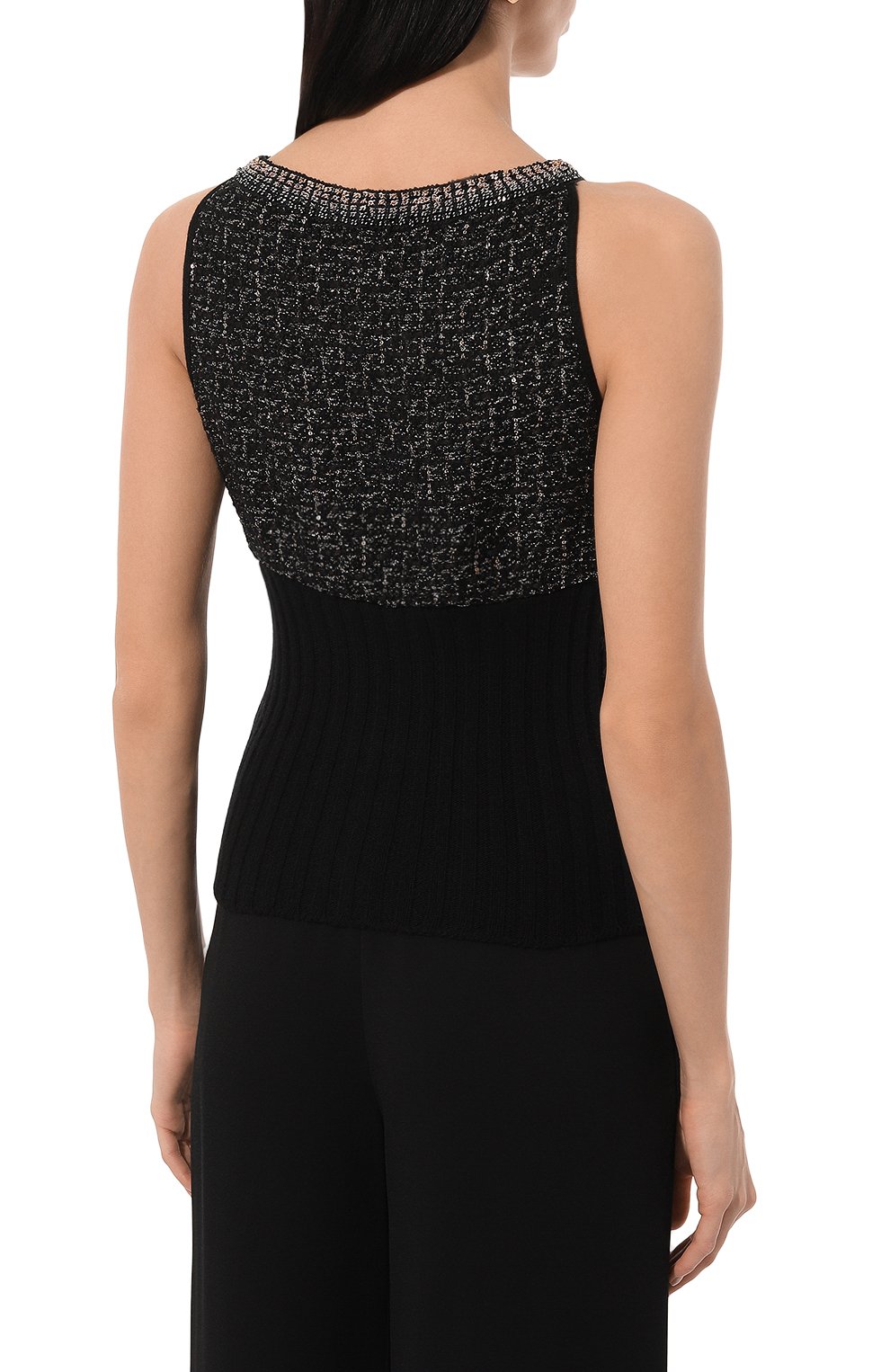 Шерстяной топ GIAMBATTISTA VALLI, арт. 24FWPVCM0M11-11WAB, фото 4