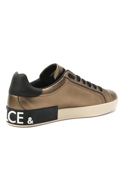 Кожаные кеды portofino DOLCE & GABBANA, арт. CS1772/AW151, фото 4