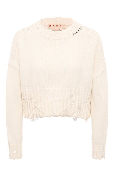 Хлопковый свитер MARNI, арт. GCMD0276A1/UFC652, фото 1