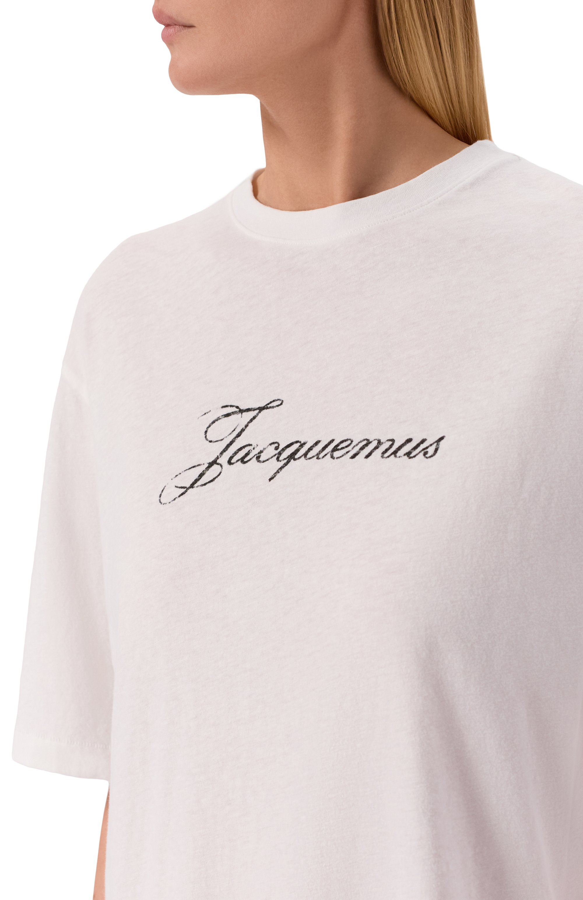 Хлопковая футболка JACQUEMUS, арт. 26ETSW00596/AJ00289, фото 5