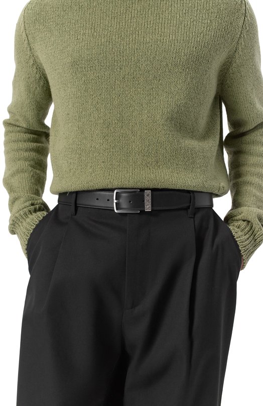 Кожаный ремень Bottega Veneta 793876/VALK0 Чёрный  793876/VALK0 Фото 2