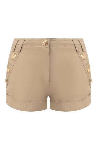 Шорты из смеси хлопка и льна BALMAIN, арт. RF15323/C103, фото 1