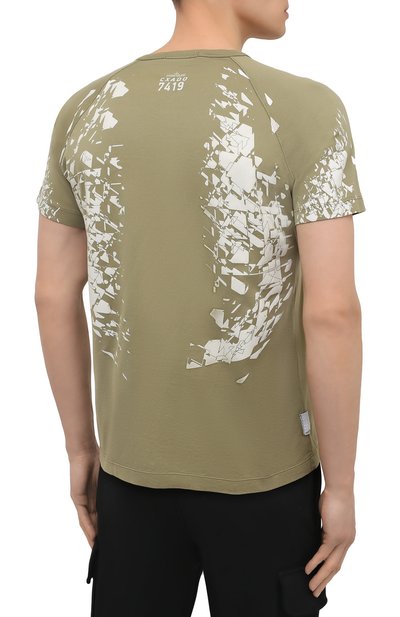 Хлопковая футболка STONE ISLAND SHADOW PROJECT, арт. 741920610, фото 4