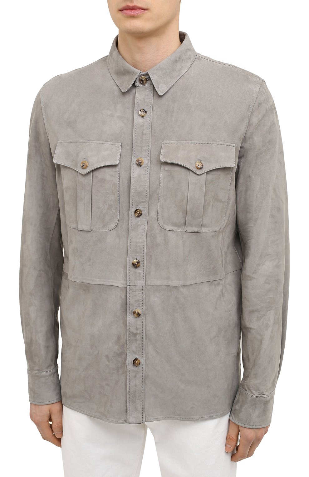 Замшевая рубашка RALPH LAUREN, арт. 790654923, фото 3