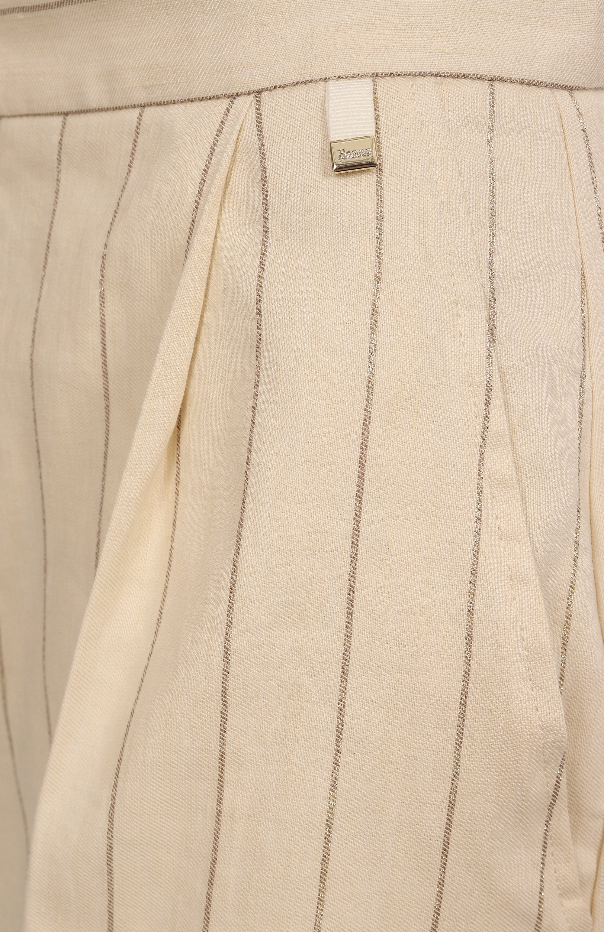 Шорты изо льна и хлопка HERNO, арт. PT000125D/17136, фото 6