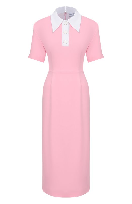 Платье из вискозы ROWEN ROSE DRS_RR271_L Розовый DRS_RR271_L