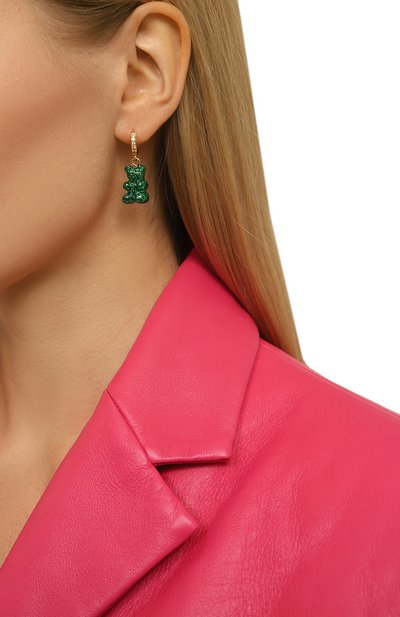 Моносерьга CRYSTAL HAZE, арт. N0STALGIA BEAR H00P, фото 2