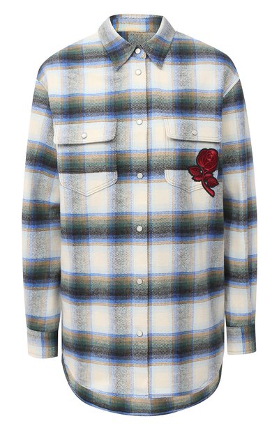 Женская хлопковая рубашка GOLDEN GOOSE DELUXE BRAND, арт. GWP00132.P000181