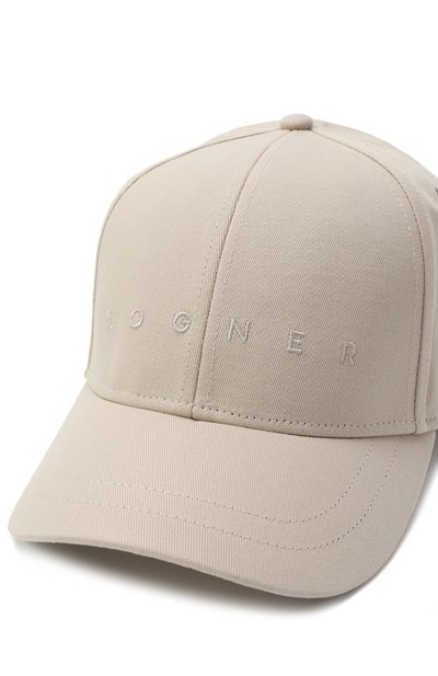 Хлопковая бейсболка BOGNER светло-бежевого цвета по цене 12200 руб., арт. 98264617, фото 4 Хлопковая бейсболка BOGNER, арт. 98264617, фото 4