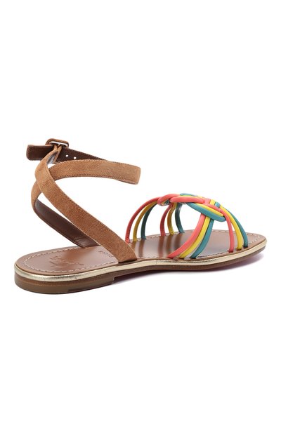 Кожаные сандалии ella CHRISTIAN LOUBOUTIN, арт. 1210702/ELLA FLAT, фото 4