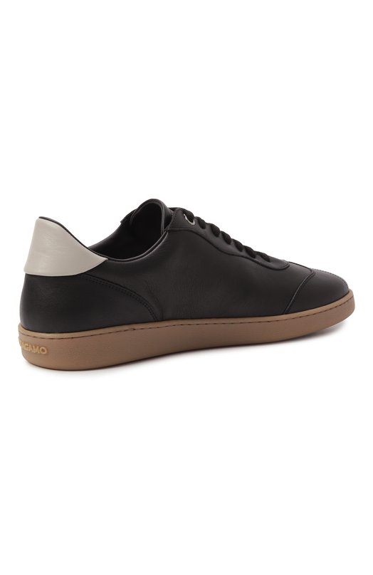 Кожаные кеды Garda Ferragamo 775064 Чёрный  775064 Фото 5