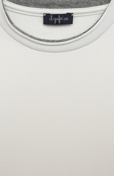 Хлопковый лонгслив IL GUFO, арт. C0ATA025M0011/2A-4A, фото 3