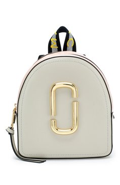 Женский рюкзак snapshot MARC JACOBS (THE) кремового цвета, арт. M0014491 | Фото 1 (Статус проверки: Проверена категория; Размер: large; Материал: Натуральная кожа; Стили: Кэжуэл; Случай: Повседневный)