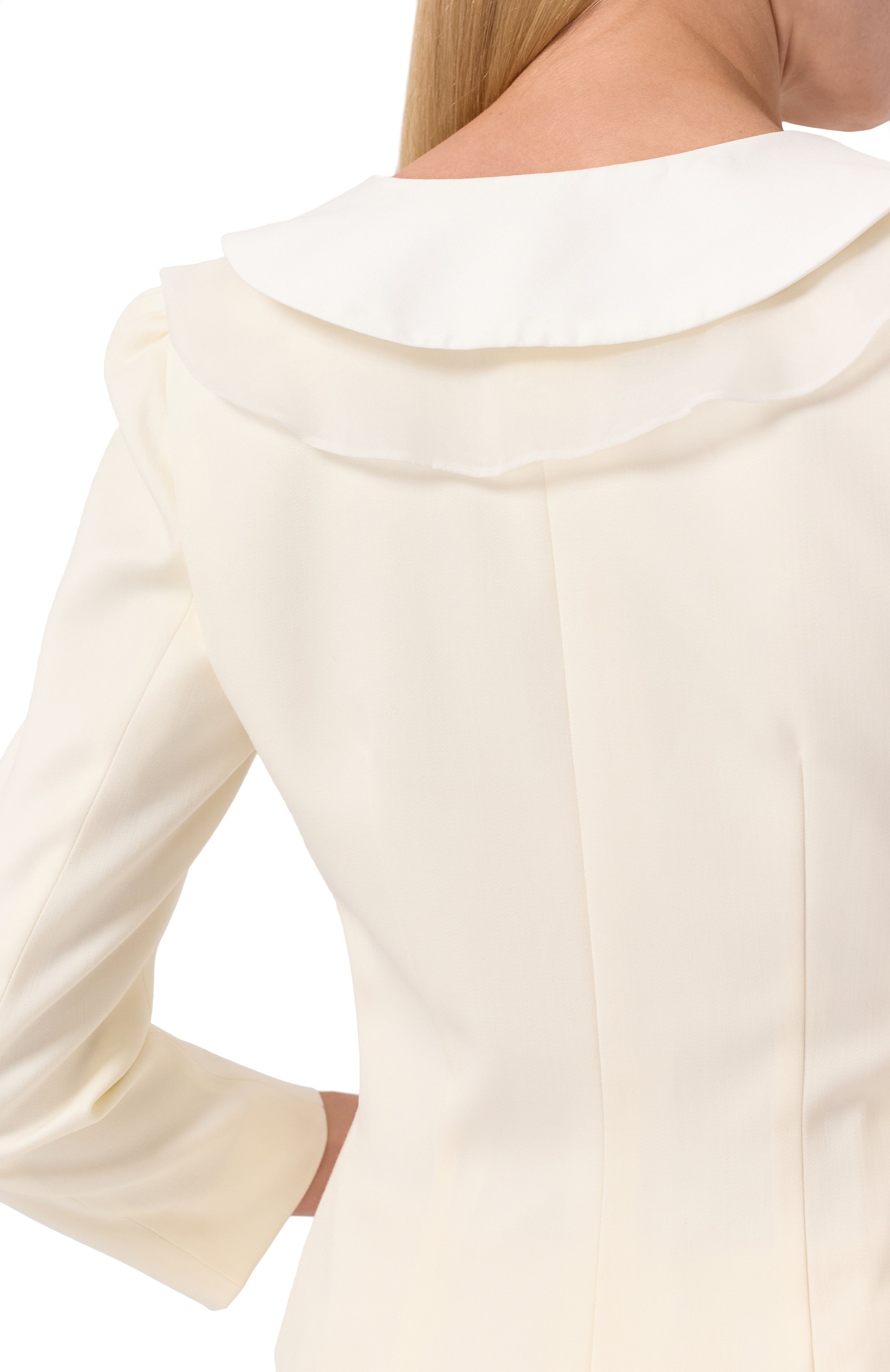 Шерстяной жакет ALESSANDRA RICH белого цвета по цене 263500 руб., арт. FABX3983-F4085, фото 5 Шерстяной жакет ALESSANDRA RICH, арт. FABX3983-F4085, фото 5