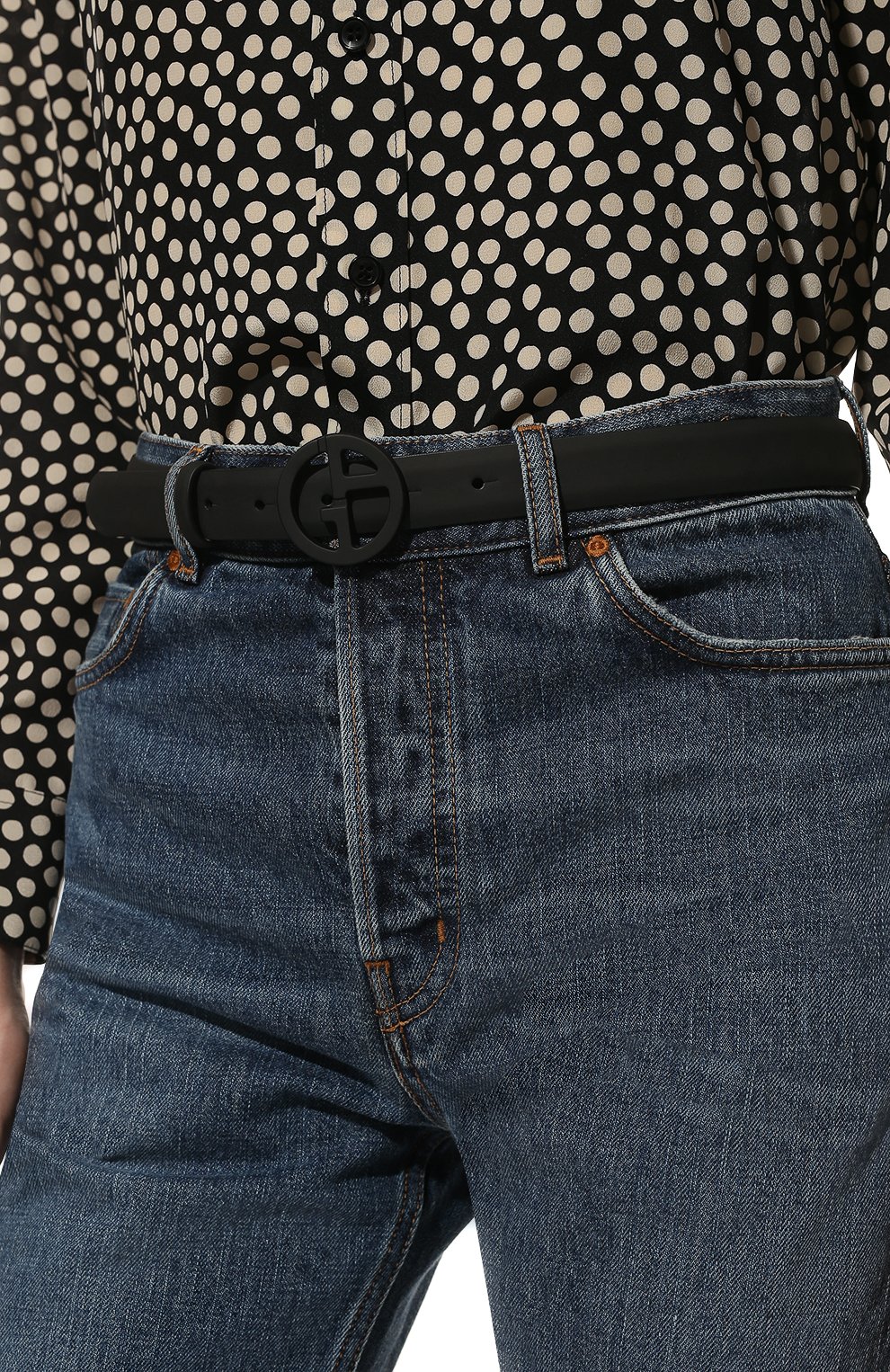 Кожаный ремень GIORGIO ARMANI, арт. Y1I169/YRP0K, фото 2