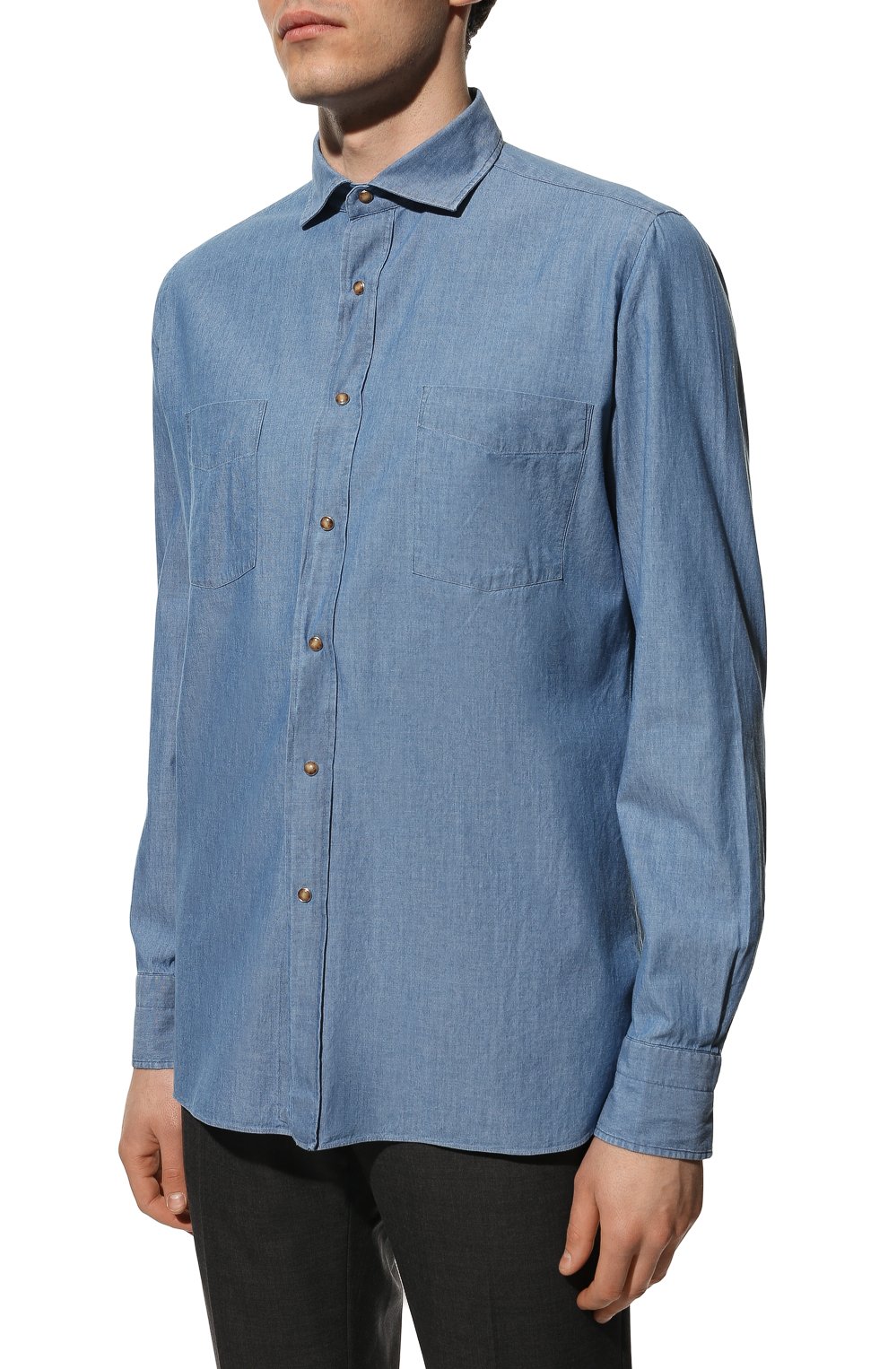 Джинсовая рубашка LUIGI BORRELLI, арт. SR1213/FA24/MS/EV1/P, фото 3