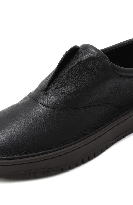 Кожаные кеды Giorgio Armani GM002038/AF19222 Чёрный  GM002038/AF19222 Фото 7