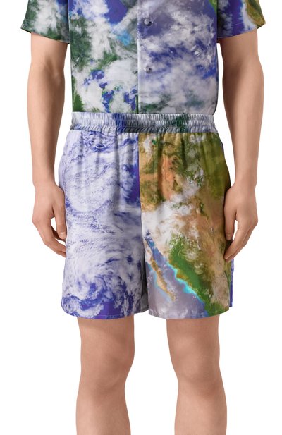 Шелковые шорты BALMAIN, арт. EH0PA145SE89, фото 3